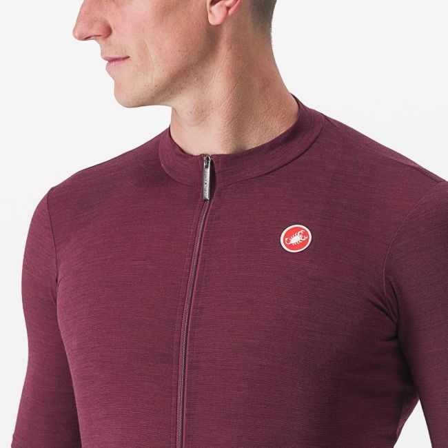Tricou cu maneca scurta Castelli Essenza Visiniu