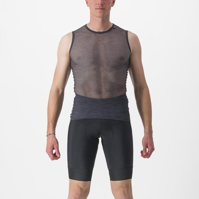 Bluza corp fara maneci Castelli Miracolo Wool SL Gri S