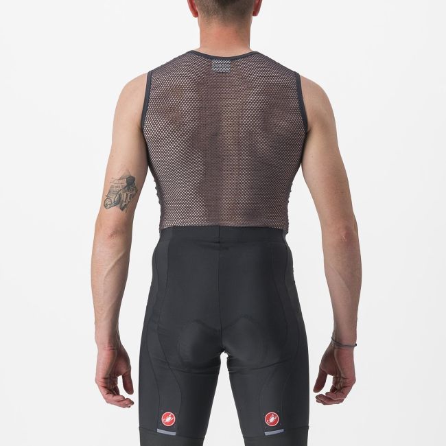 Bluza corp fara maneci Castelli Miracolo Wool SL Gri XL