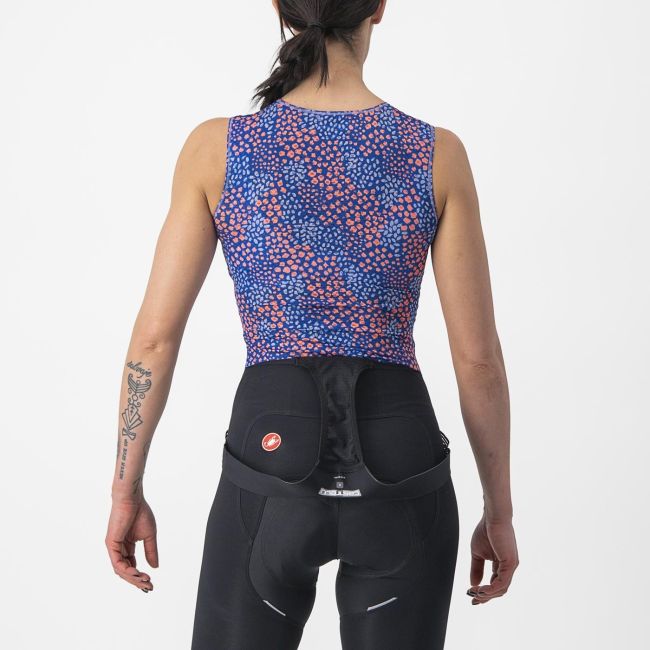 Bluza de corp fara maneci Castelli Pro Mesh 4 W SL de dama Violet