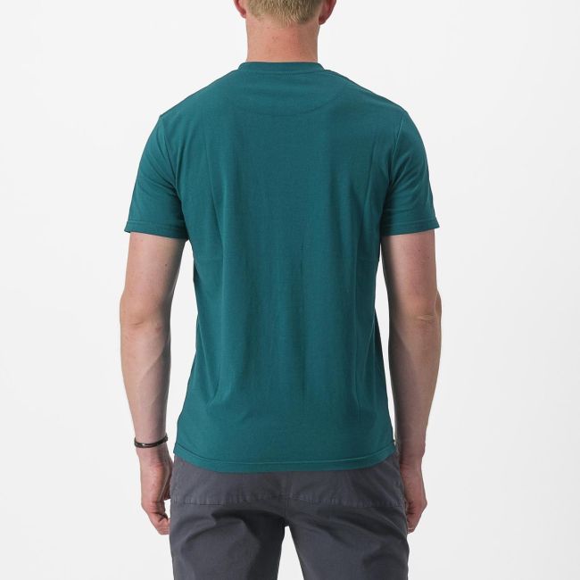 Tricou casual Castelli Armando 2 Tee Turcoaz XL