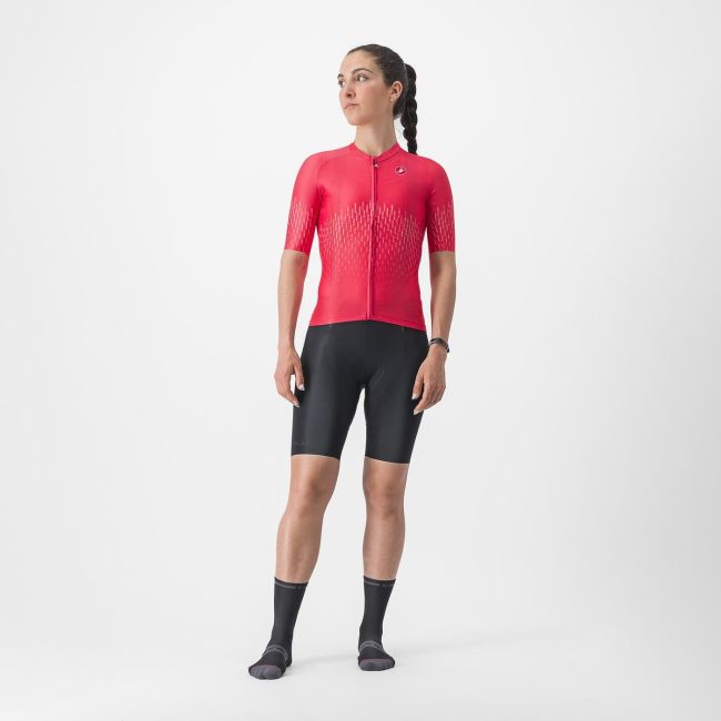 Tricou cu maneca scurta Castelli Aero PRO W de dama Portocaliu S