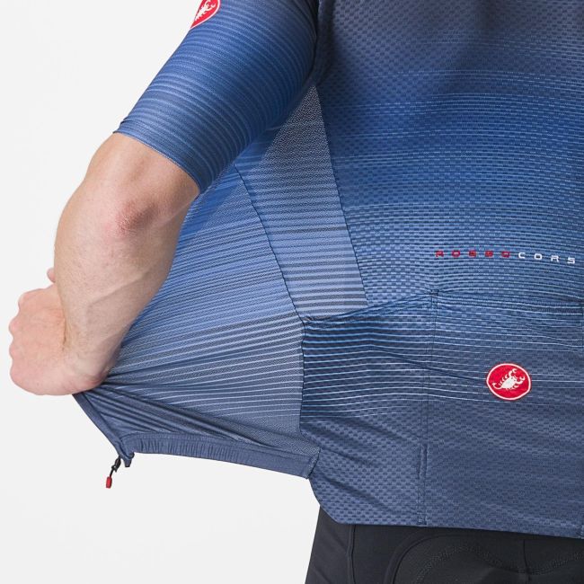 Tricou cu maneca scurta Castelli Aero Race 6.0 Bleumarin M