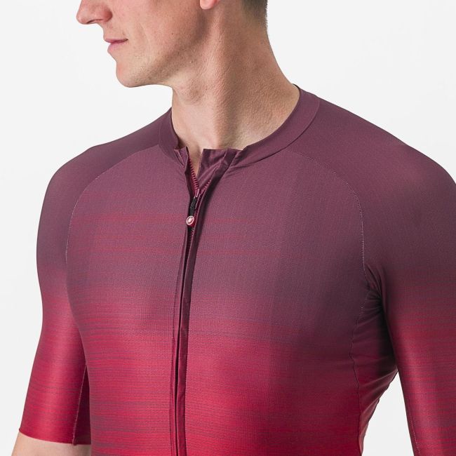 Tricou cu maneca scurta Castelli Aero Race 6.0 Visiniu