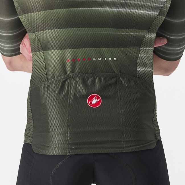 Tricou cu maneca scurta Castelli Climbers 3.0 SL2 Kaki