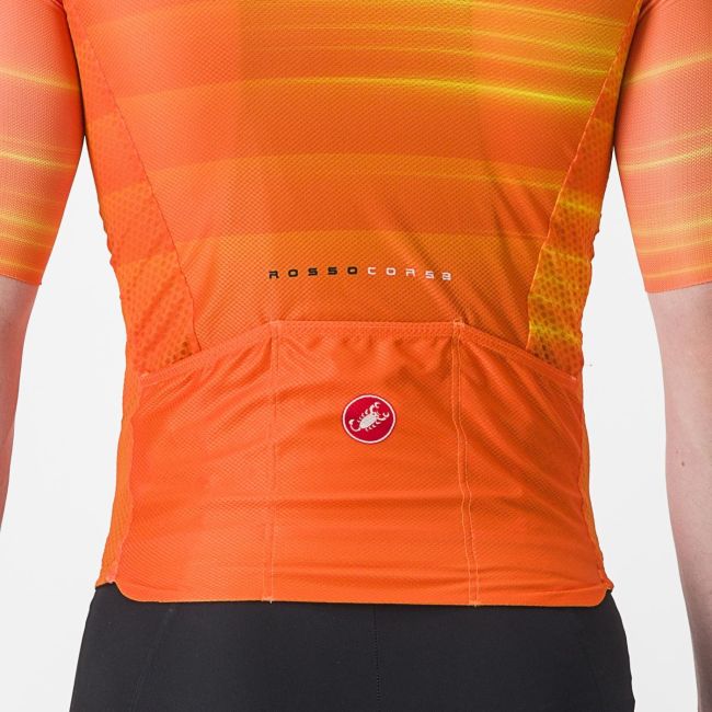Tricou cu maneca scurta Castelli Climbers 3.0 SL2 Portocaliu