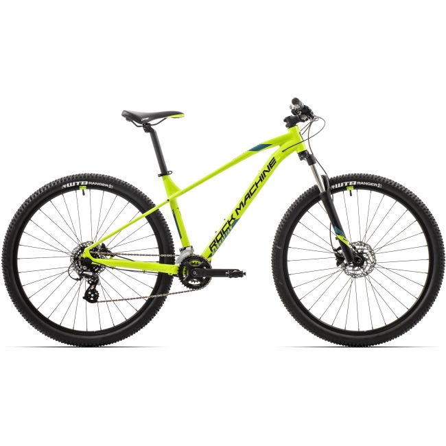 Bicicleta Rock Machine Manhattan 40-29 29 Gloss Radioactive Yellow/Black/Blue 19.0 - (L)
