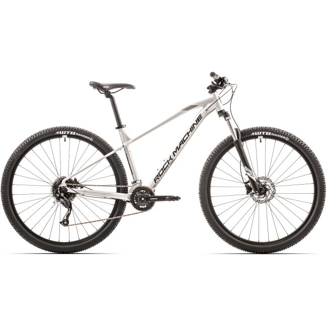 Bicicleta Rock Machine Manhattan 90-29 29 Gloss Silver/Black/Grey 21.0 - (XL)