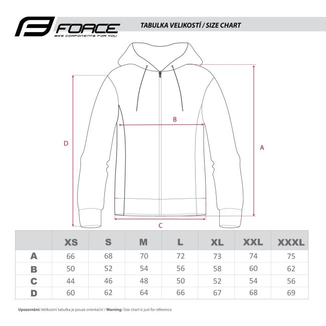Hanorac Force Rocky cu Fermoar Black-Grey S