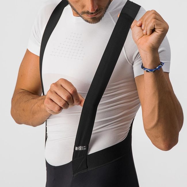Pantaloni trei sferturi cu bretele Castelli Sorpasso RoS Negru L