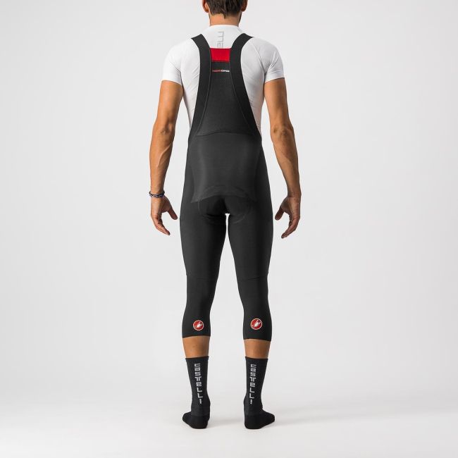 Pantaloni trei sferturi cu bretele Castelli Sorpasso RoS Negru L