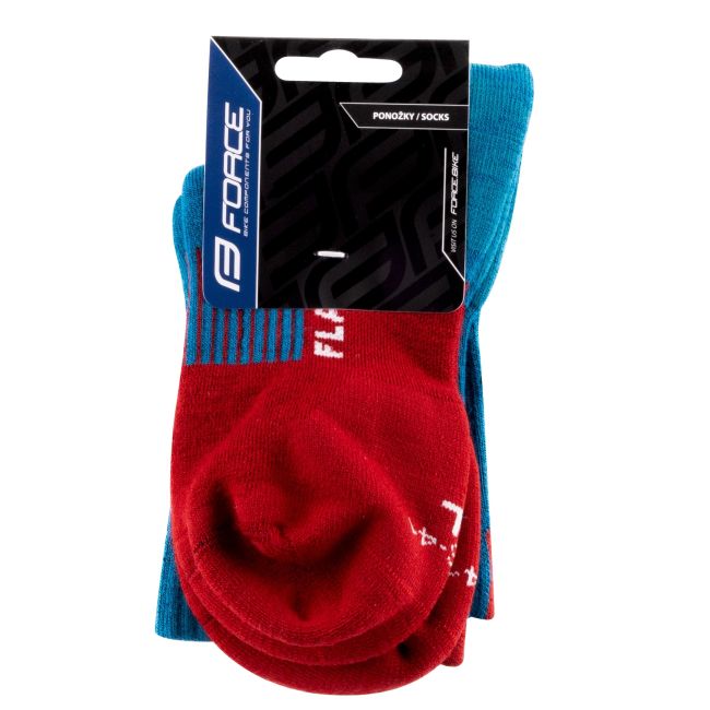 Sosete Force Flake blue-red S-M/36-41