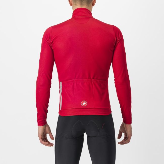 Tricou cu maneca lunga Castelli Entrata Thermal Rosu XL