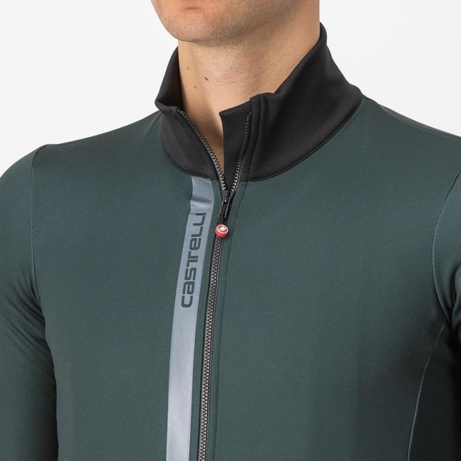 Tricou cu maneca lunga Castelli Entrata Thermal Verde Inchis M