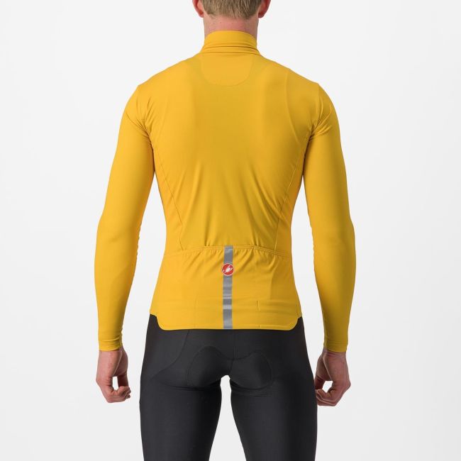 Tricou cu maneca lunga Castelli PRO Thermal Mid LS Galben XL