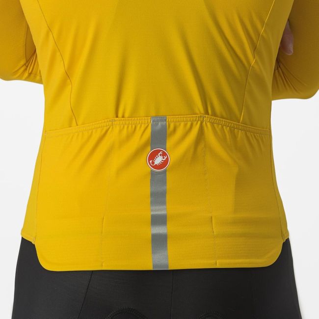 Tricou cu maneca lunga Castelli PRO Thermal Mid LS Galben XL