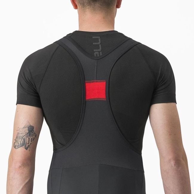Bluza de corp cu maneca scurta Castelli Core Seamless SS Negru S/M