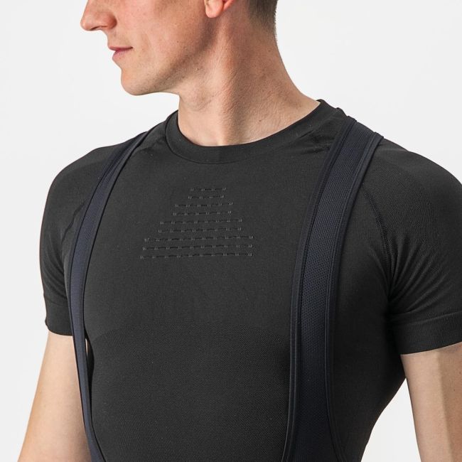 Bluza de corp cu maneca scurta Castelli Core Seamless SS Negru S/M
