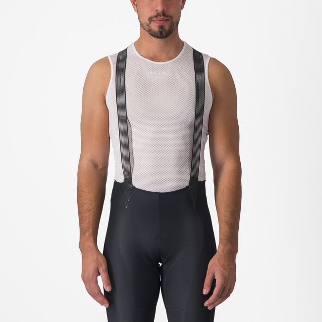 Castelli - bluza de corp fara maneci - Pro Mesh 2.0 Sleeveless - 15-28 gr C - alb