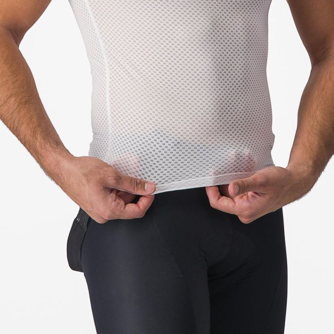 Castelli - bluza de corp fara maneci - Pro Mesh 2.0 Sleeveless - 15-28 gr C - alb