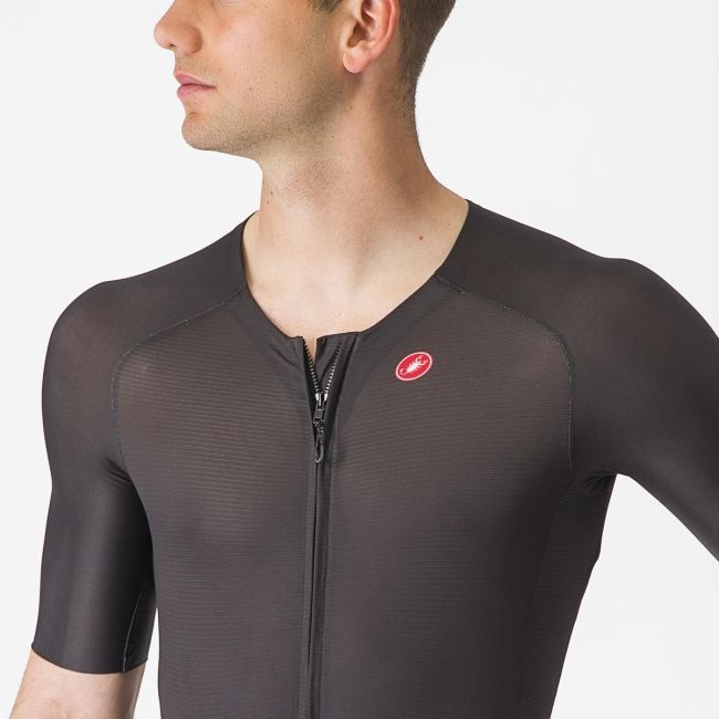 Combinezon cu maneca scurta Castelli Sanremo BTW Speed Negru L