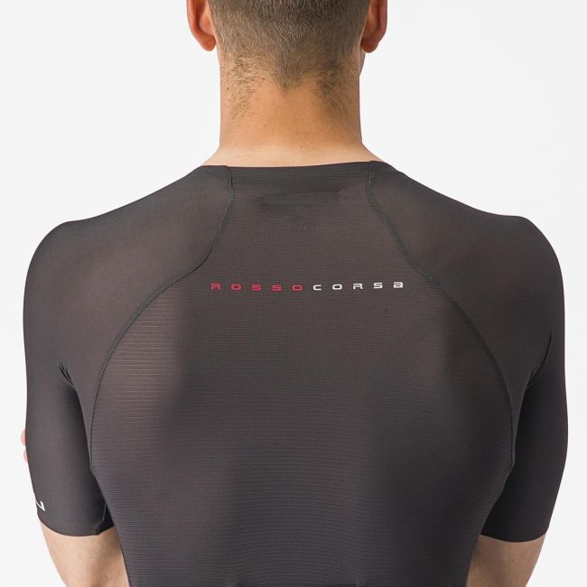 Combinezon cu maneca scurta Castelli Sanremo BTW Speed Negru
