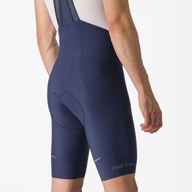 Pantaloni scurti cu bretele Castelli Espresso Indigo M