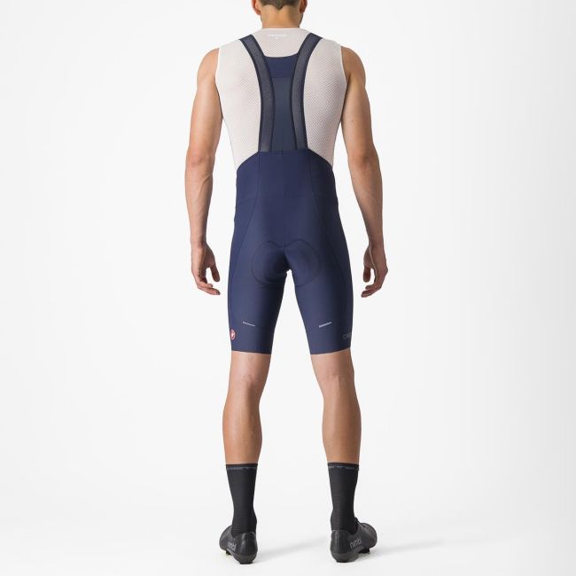 Pantaloni scurti cu bretele Castelli Espresso Indigo M