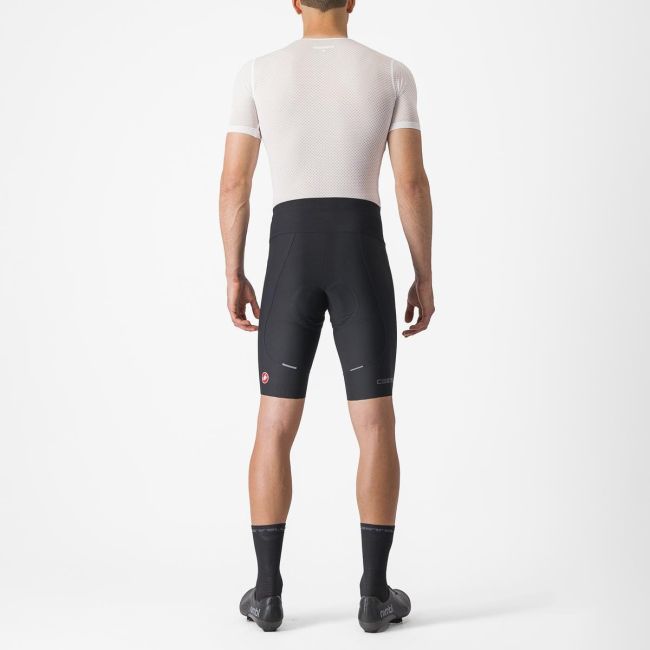 Pantaloni scurti cu bretele Castelli Espresso Negru XXL