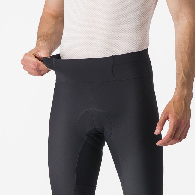Pantaloni scurti cu bretele Castelli Espresso Negru XXL