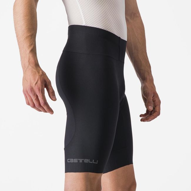 Pantaloni scurti cu bretele Castelli Espresso Negru XXL