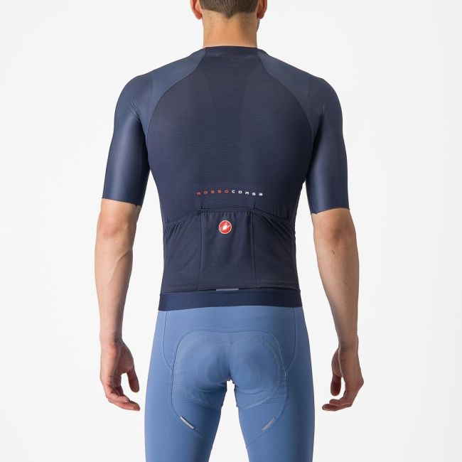 Tricou cu maneca scurta Castelli Aero Race 7.0 Indigo