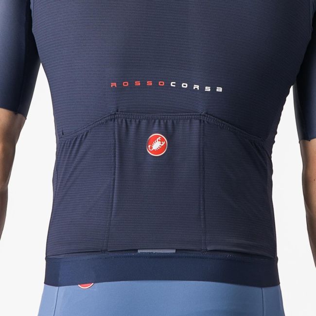 Tricou cu maneca scurta Castelli Aero Race 7.0 Indigo