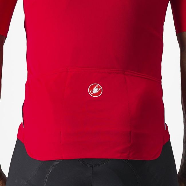 Tricou cu maneca scurta Castelli Prologo 7 Rosu/Alb/Negru