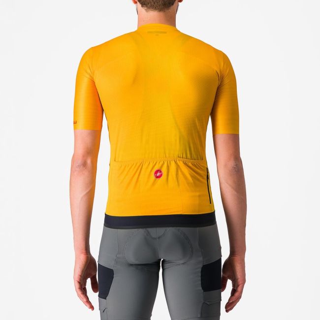 Tricou cu maneca scurta Castelli Unlimited Endurance Galben/Rosu