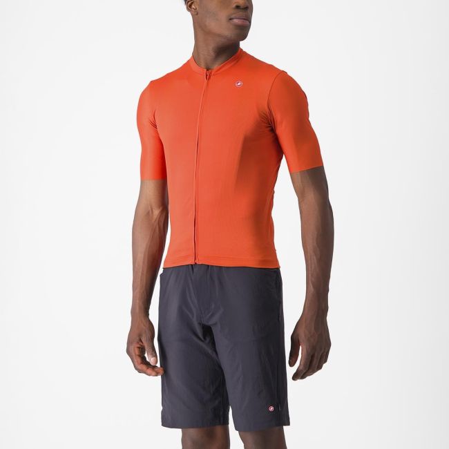 Tricou cu maneca scurta Castelli Unlimited Entrata 2 Portocaliu