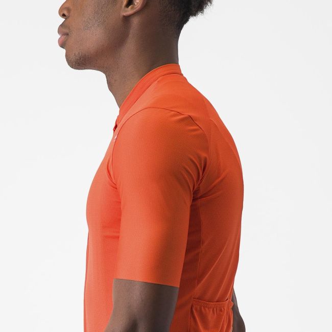 Tricou cu maneca scurta Castelli Unlimited Entrata 2 Portocaliu