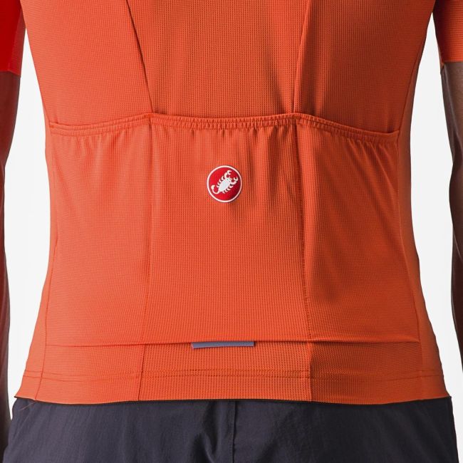 Tricou cu maneca scurta Castelli Unlimited Entrata 2 Portocaliu