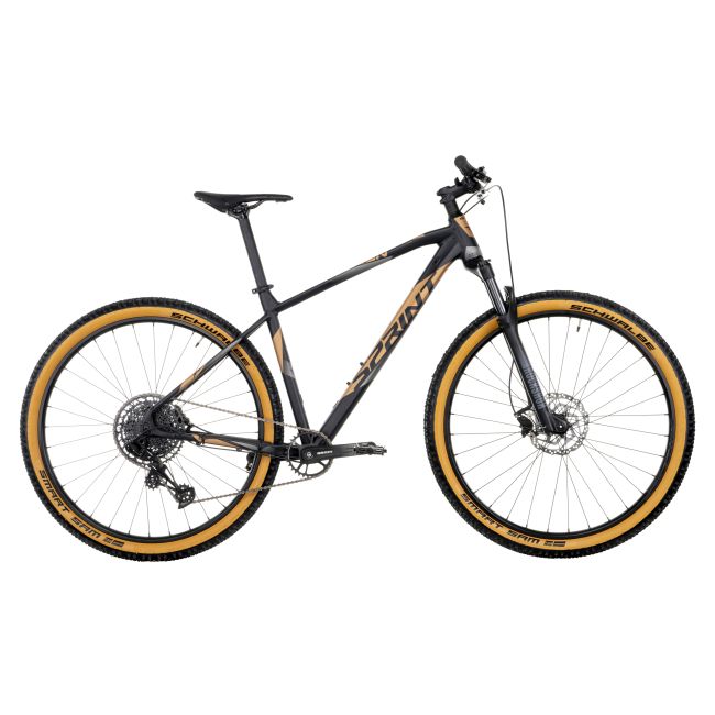 Bicicleta Sprint Apolon 12 29 Negru/Auriu 48cm