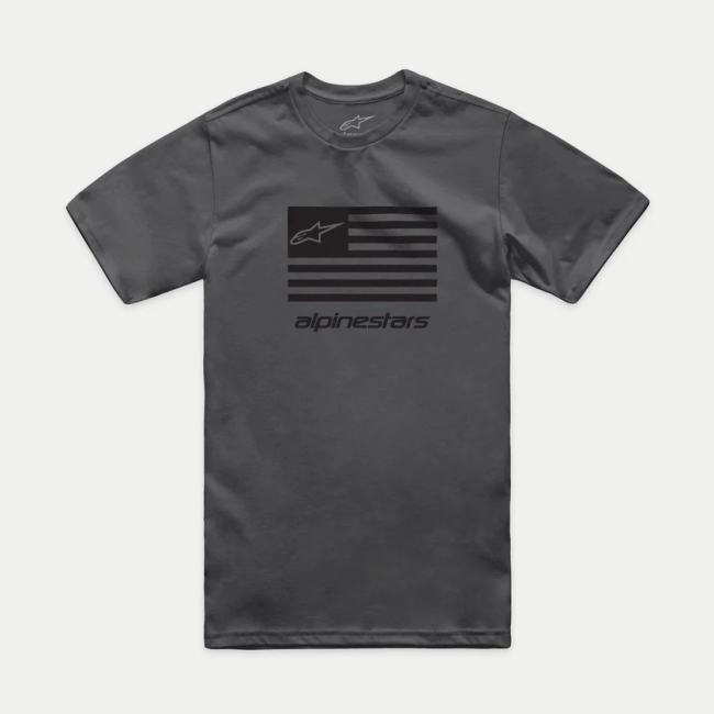 Tricou Alpinestars Flag CSF Tee Charcoal/Black