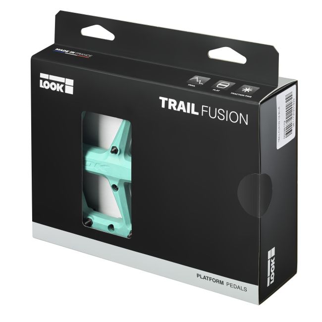 Look - pedale flat bicicleta MTB Trail Fusion - albastru deschis