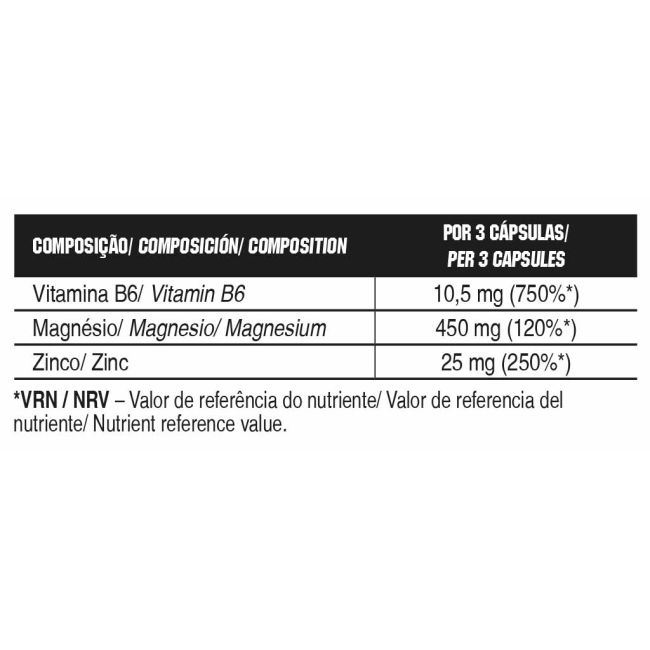 Gold nutrition -  supliment ZMA zinc magneziu vitamina B6 - flacon 90 tablete