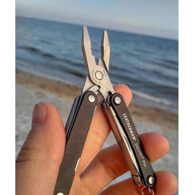 Leatherman - multi-tool 9 functii Squirt PS4 831233 - negru