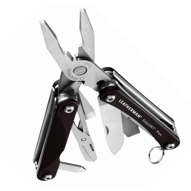 Leatherman - multi-tool 9 functii Squirt PS4 831233 - negru