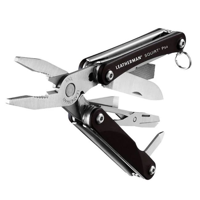 Leatherman - multi-tool 9 functii Squirt PS4 831233 - negru