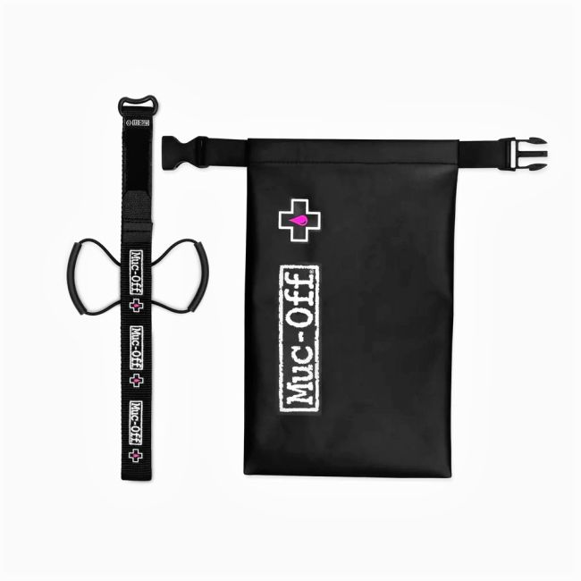 Muc-Off - banda transport accesorii bicicleta si geanta waterproof Utility Frame Strap plus Cargo Bag Bundle