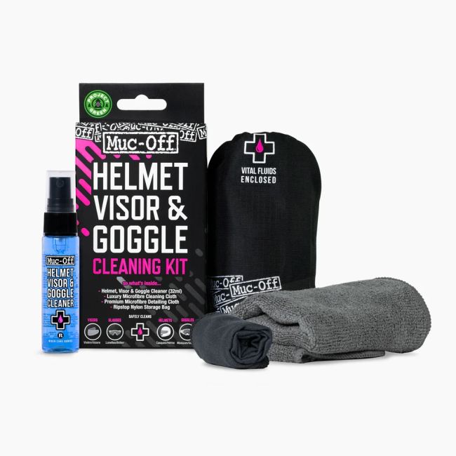 Muc-Off - pachet produse curatare accesorii bicicleta (ochelari, vizor si lentile) Visor, Lens and Goggle Cleaning Kit