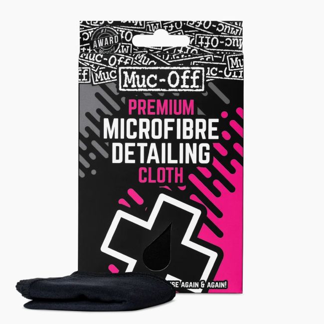 Muc-Off - prosop din microfibra pentru curatare bicicleta si accesorii Premium Microfibre Detailing Cloth - negru