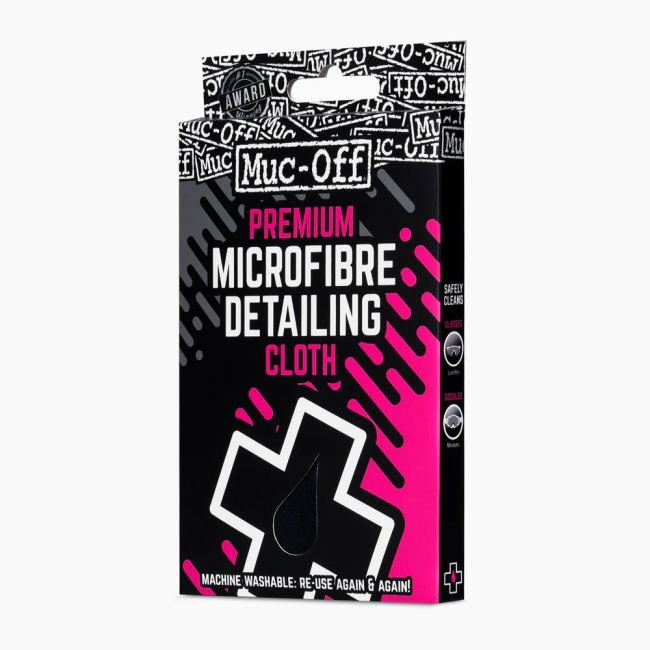 Muc-Off - prosop din microfibra pentru curatare bicicleta si accesorii Premium Microfibre Detailing Cloth - negru