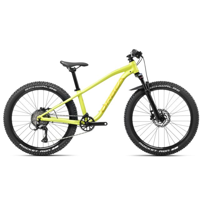 Bicicletă copii MTB Trail Orbea LAUFEY 24 H30 - Spicy Lime | Corn Yellow (Gloss)